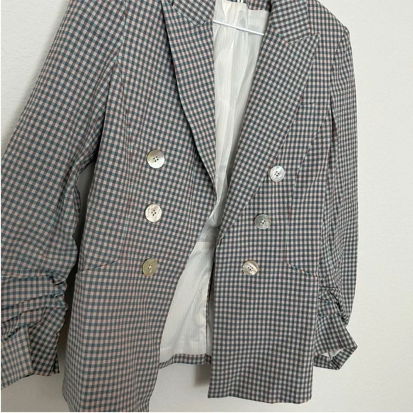 Veronica Beard Cosette Dickey Jacket Blazer Gingham Seersucker - Picture 5 of 11
